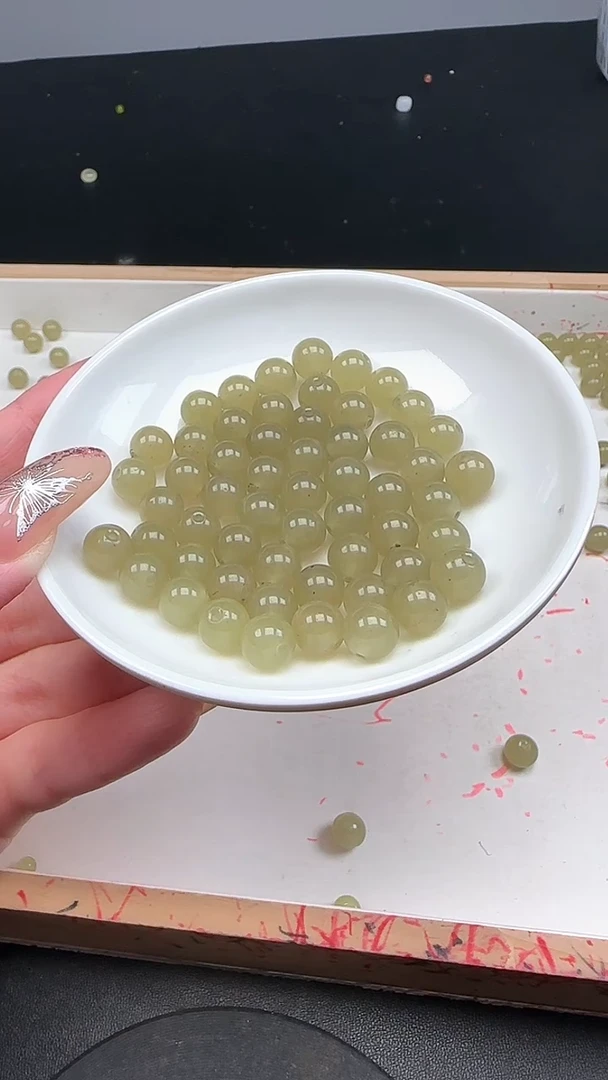 未镶嵌珠宝半成品碧玺晴水N183卡8mm散珠25颗