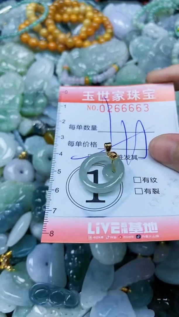 翡翠未镶嵌颈饰闪购0266663多样性发其一