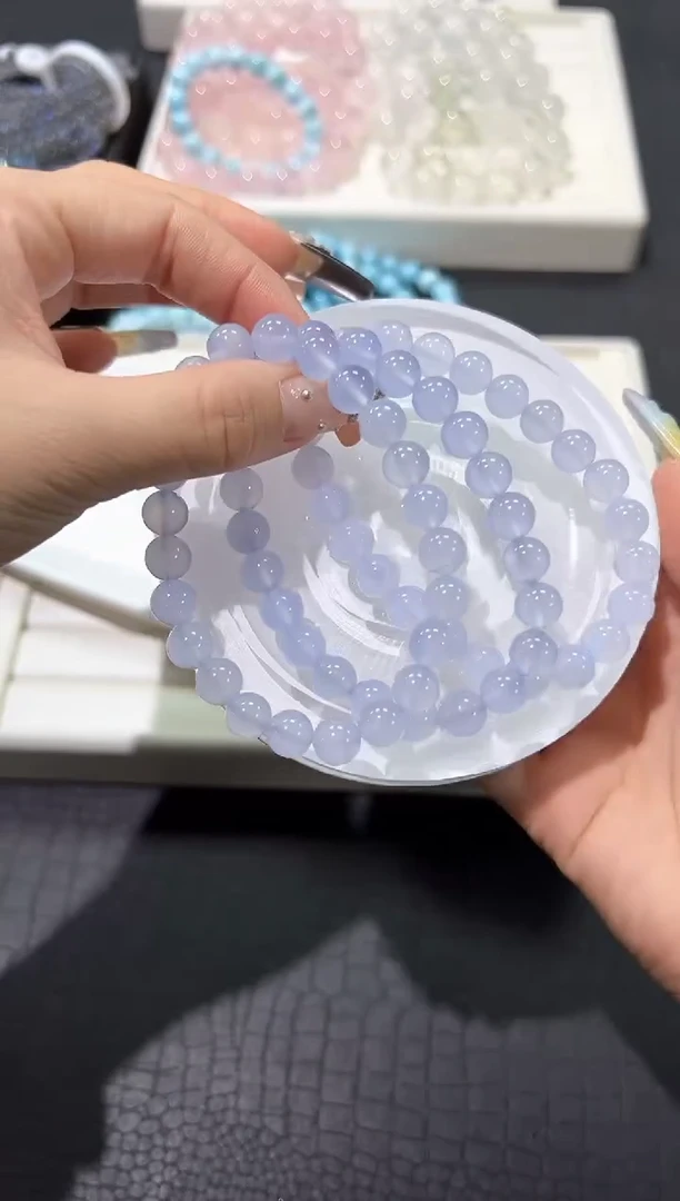 玛瑙/玉髓手链未镶嵌80p多样性发其一【1条】默认微瑕8mm