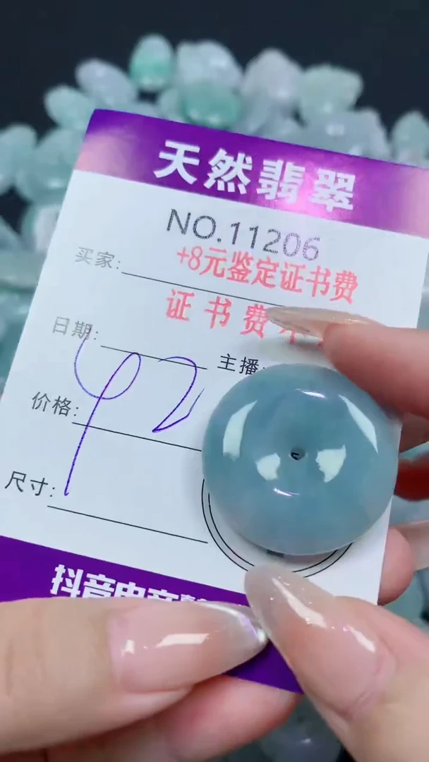 翡翠未镶嵌颈饰813