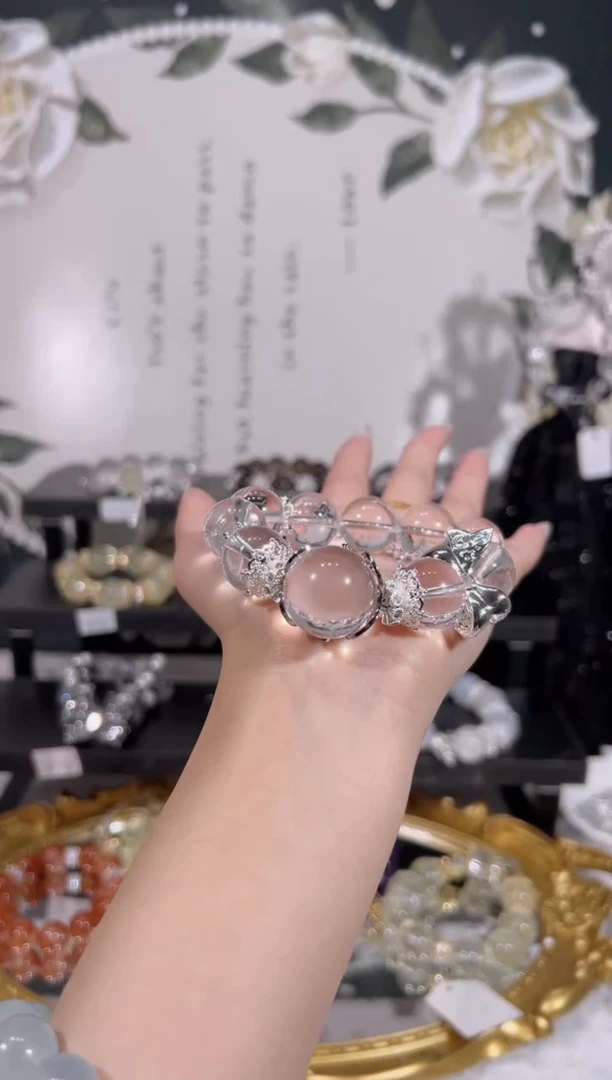 【闪购商品】水晶手链未镶嵌天然水晶默认微瑕 多样性发货发其一
