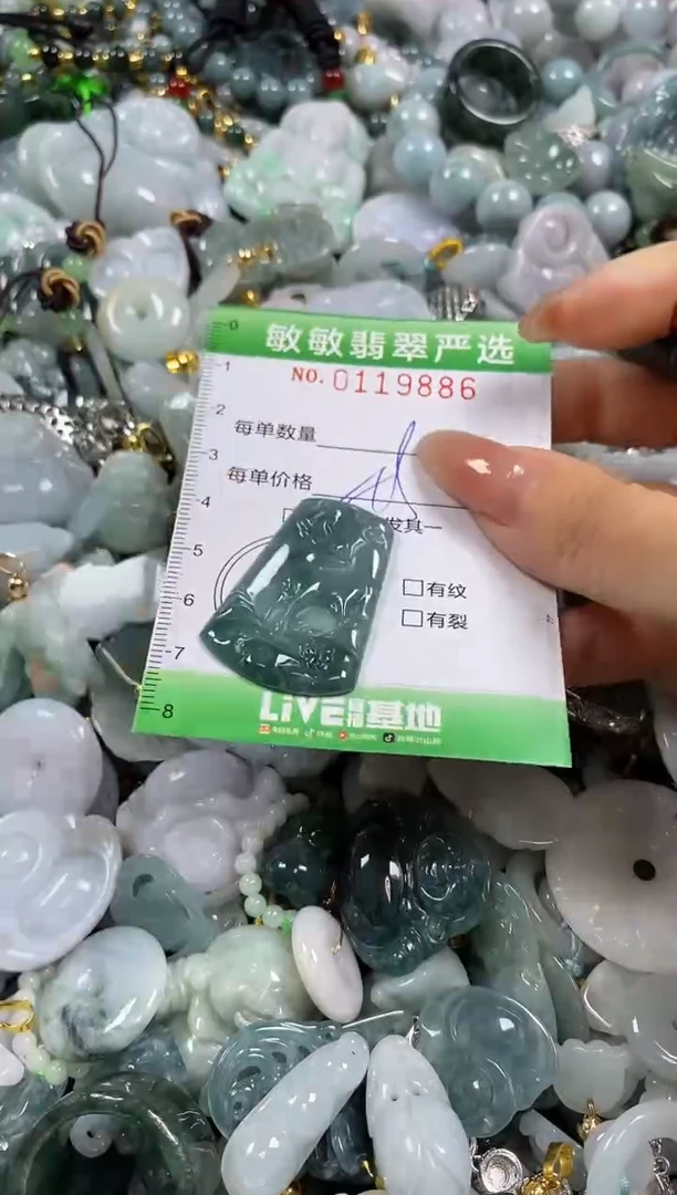 【闪购商品】翡翠颈饰未镶嵌闪购0119886多样性发其一