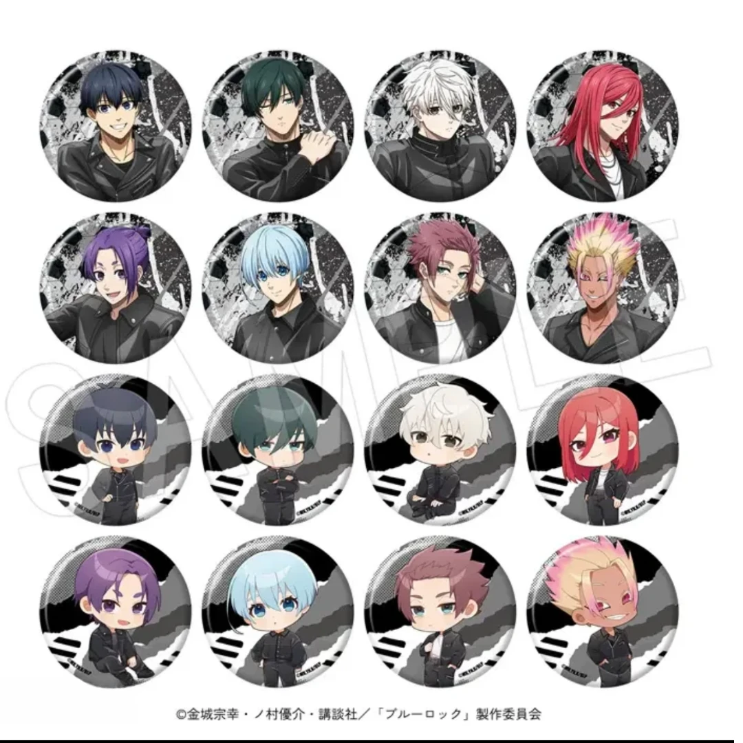 【日谷盲盒】蓝锁 AJ2025黑皮衣 吧唧 拍立得