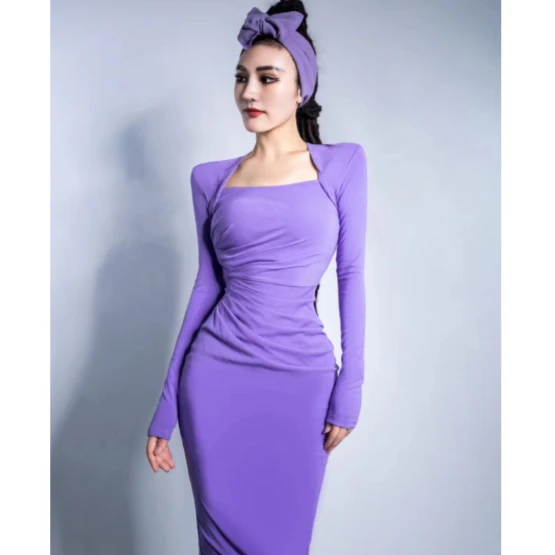 【星姐推荐】星原创高级定制【神秘加州】小众设计感气质修身连衣裙