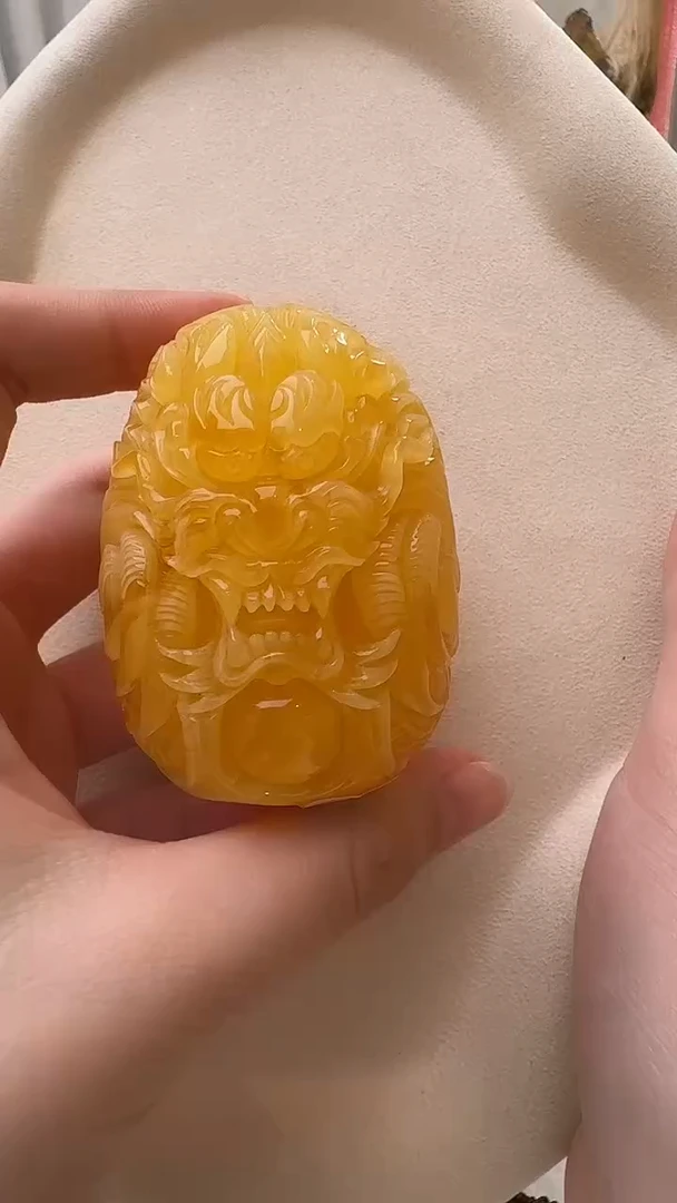 琥珀颈饰未镶嵌吊坠