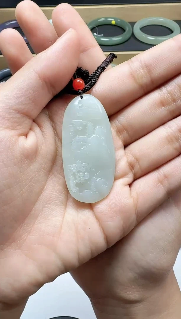 【闪购商品】和田玉颈饰未镶嵌山水  YY