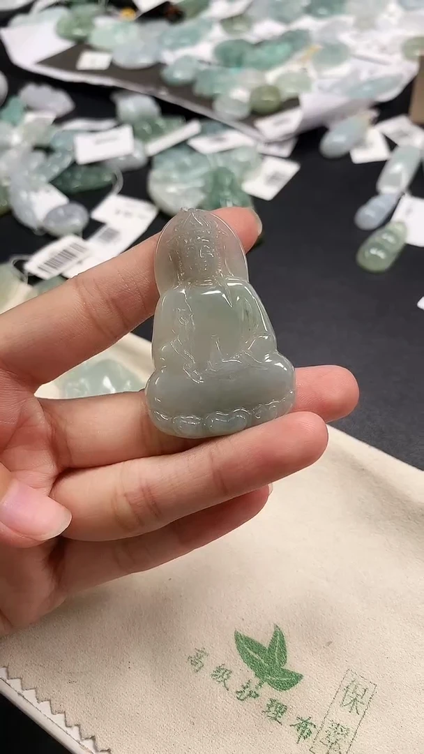 吊坠(不含链)未镶嵌翡翠19素衣观音