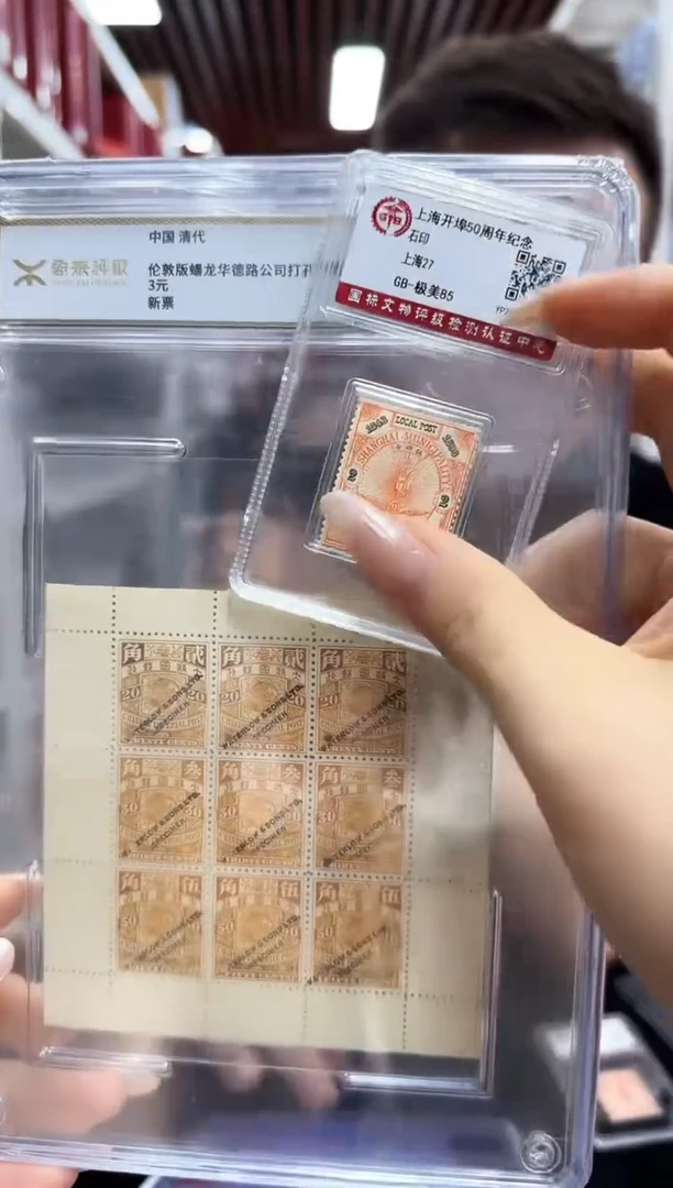 蟠龙跃鲤打孔样张 封装评级