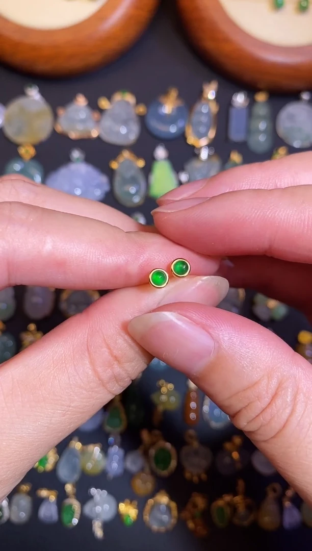 翡翠银S925镶嵌颈饰天然A货翡翠