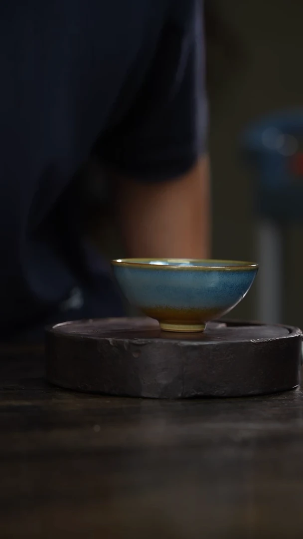 2柴房陶瓷柴烧新品普洱茶碗