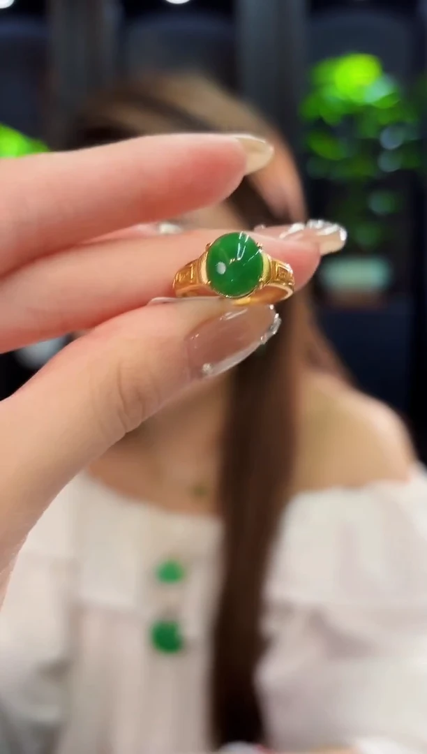 翡翠戒指未镶嵌 缅料A货/支持复检/一件