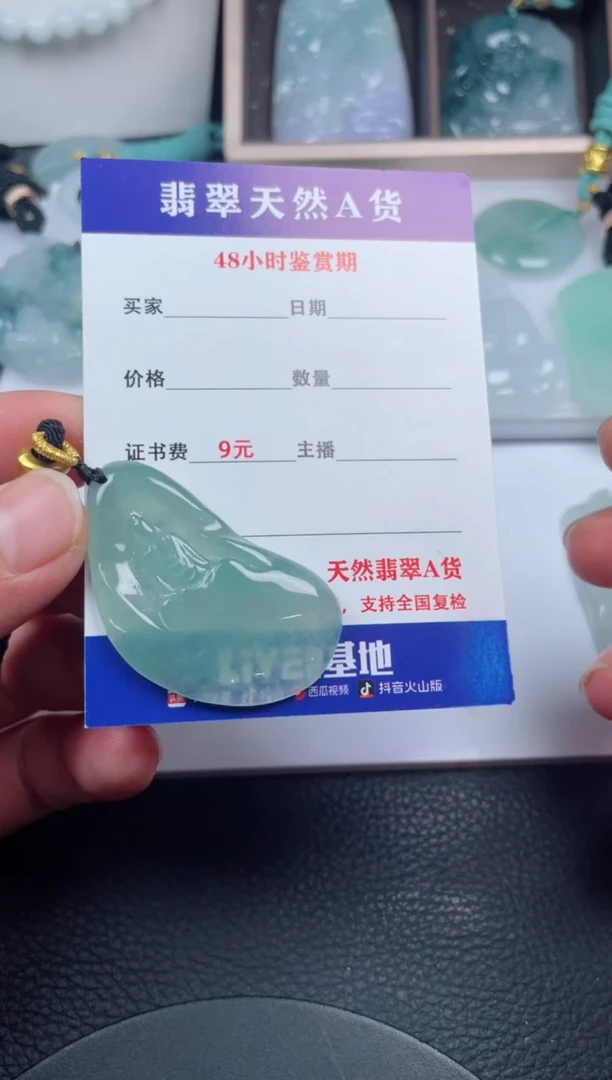 翡翠未镶嵌颈饰