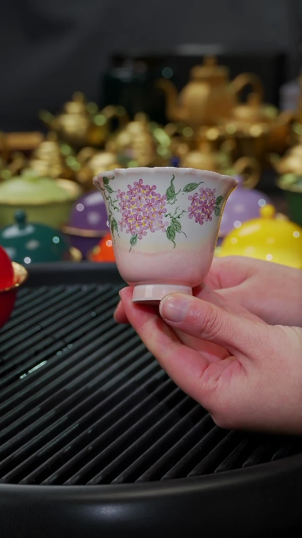 【闪购商品】杯【宜景窑系列】手绘杯子4