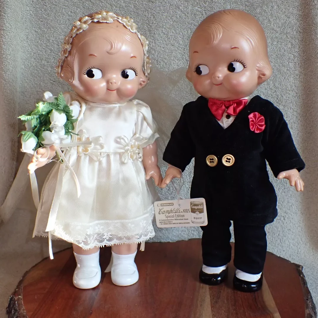 百年经典 100周年 纪念款 赛璐璐材质 婚礼款娃娃