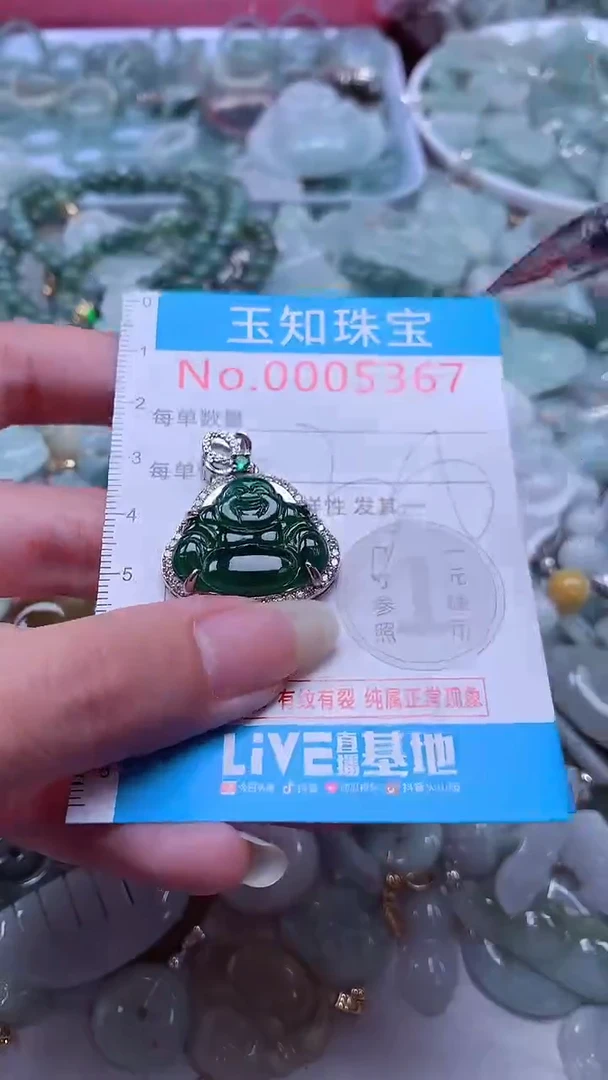 翡翠未镶嵌吊坠(不含链)5367
