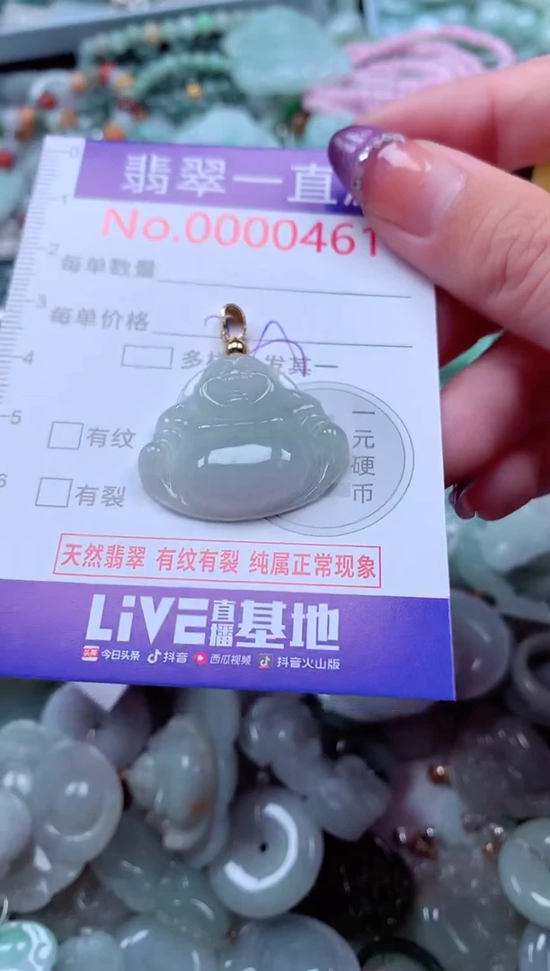 翡翠未镶嵌吊坠(不含链)461