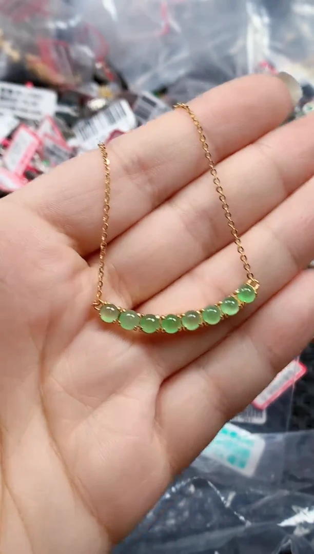 银S925镶嵌戒指翡翠天然A货缅甸翡翠