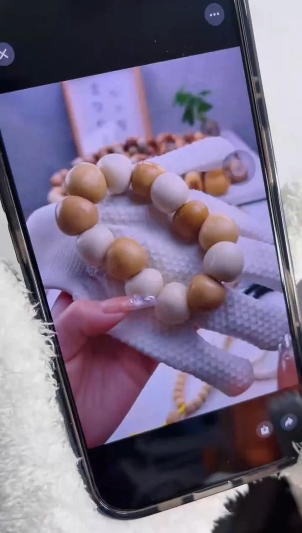 【闪购商品】菩提根/象牙果手串象牙果多宝蒜瓣肠22*23mm手串