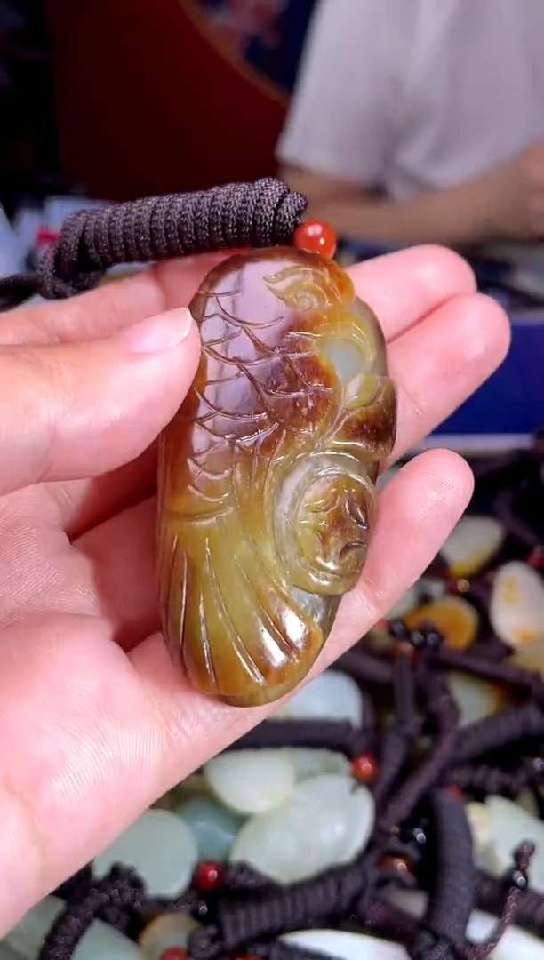 和田玉未镶嵌挂件1