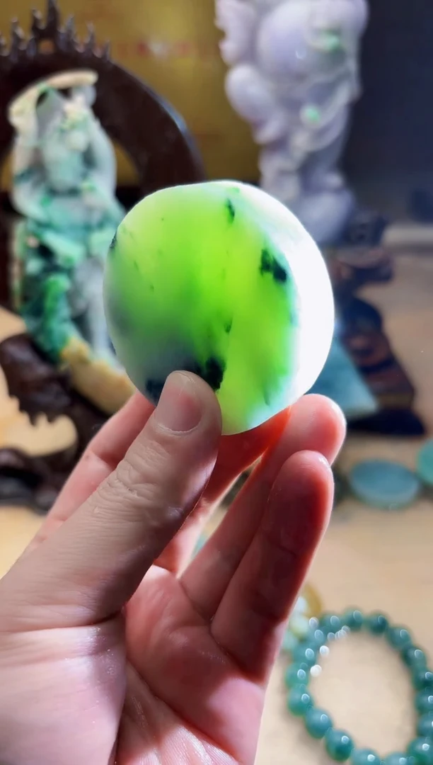 未镶嵌挂件翡翠A货张麦8309