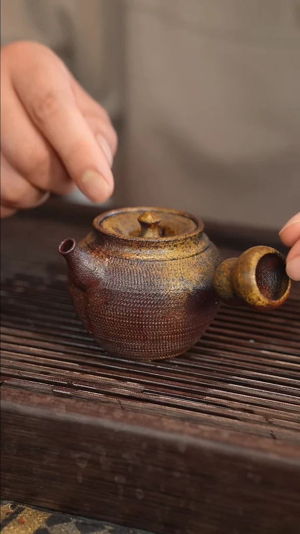 茶壶紫砂原矿手工制作160cc 17号