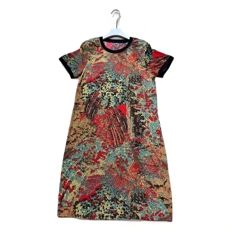 9950-中时尚高档短袖连衣裙夏季新款高贵洋气遮肚旗袍连衣裙【G仓】