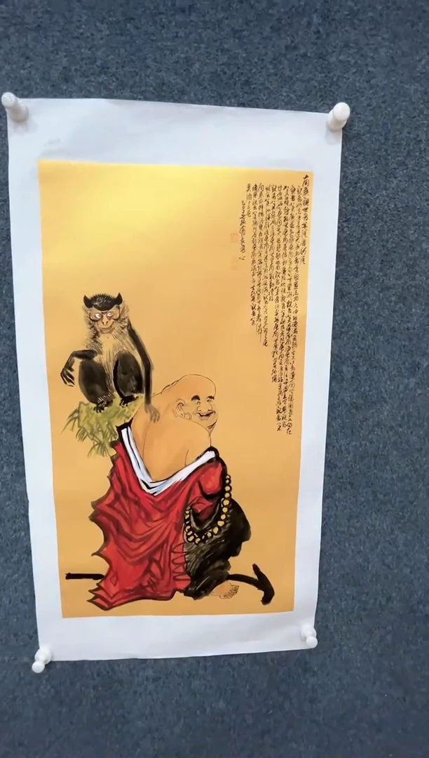 国画孙布衣-三尺现场手绘国画-259tt06