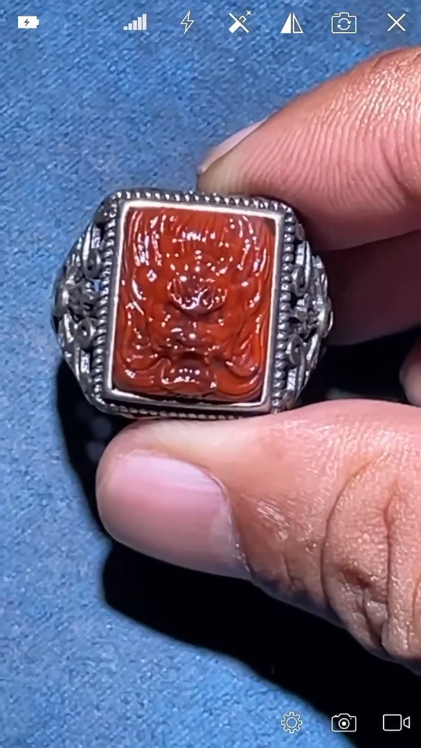 定制南红玛瑙cc   戒指
