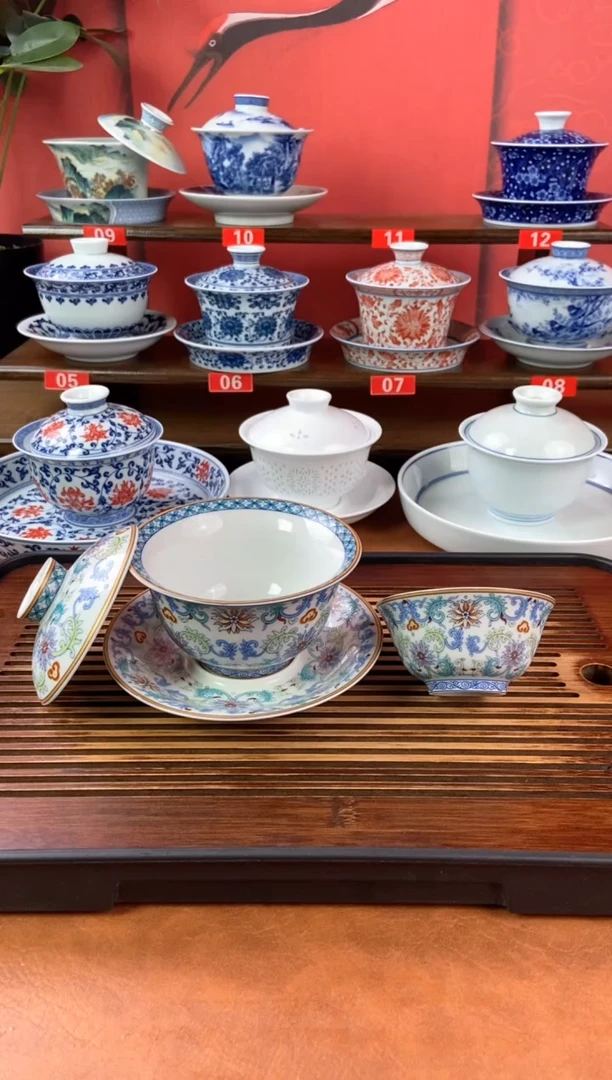 瓷器景德镇高温精选茶具