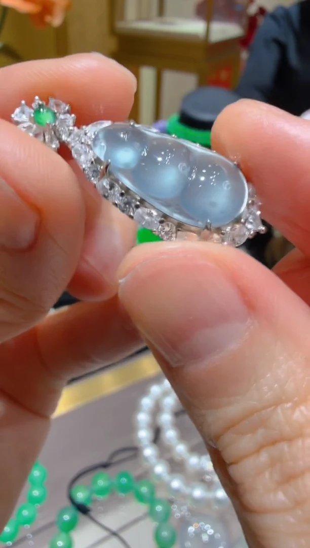 吊坠(不含链)银S925镶嵌翡翠多样性团购发一件