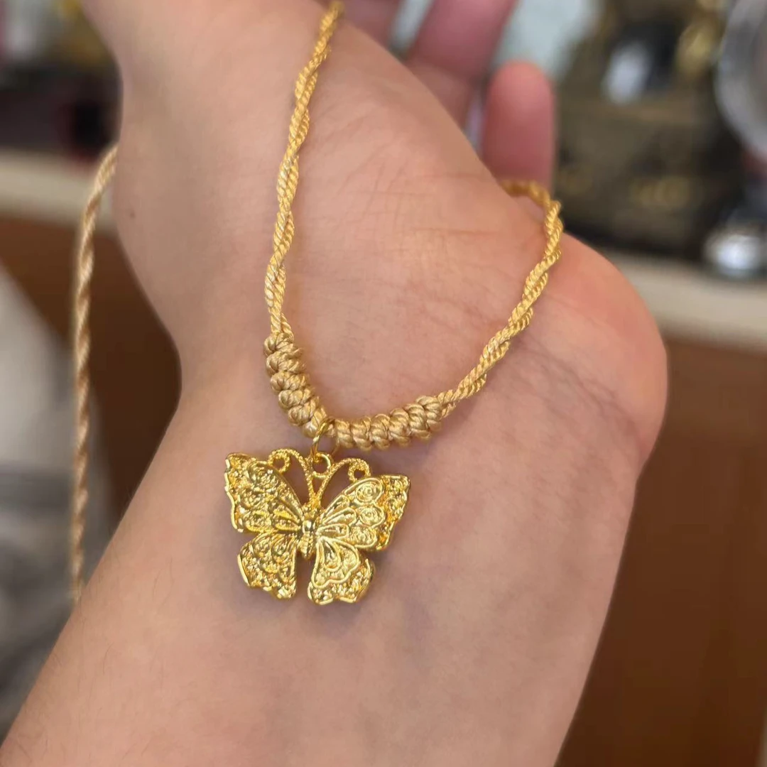 【足金蝴蝶吊吊】时尚百搭