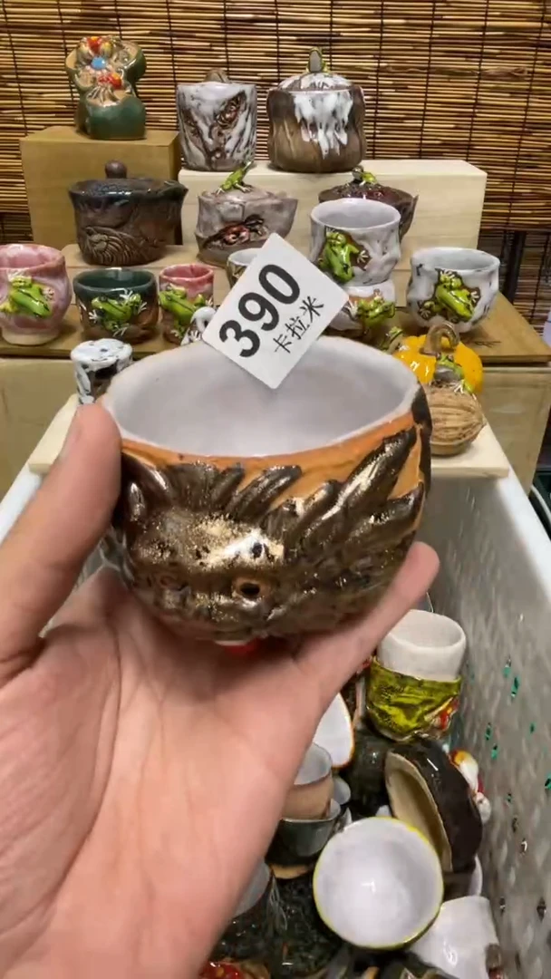 W*Q390精美粗陶手工柴烧