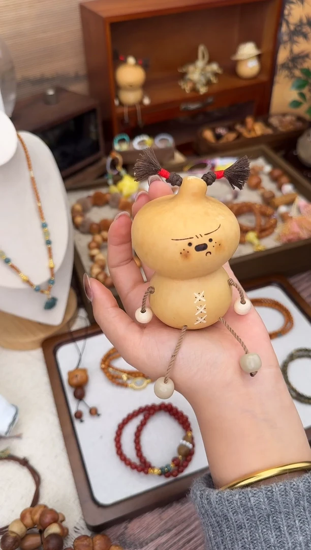 木质类葫芦摆件百搭