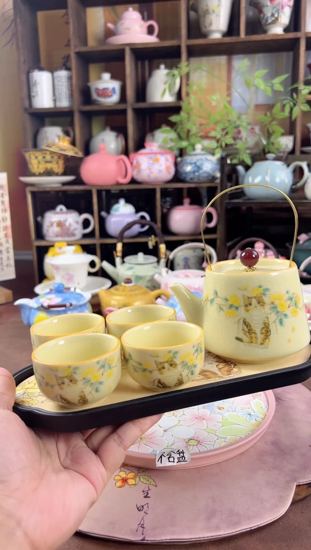 哥窑1壶4杯1个茶盘 仅限2单