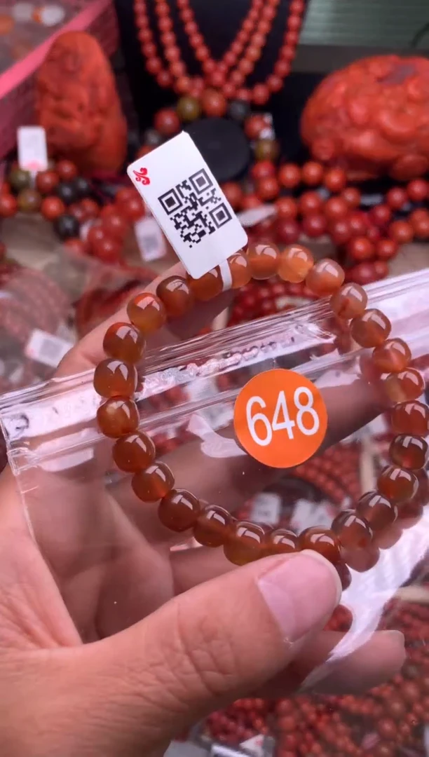 【闪购商品】南红玛瑙珠宝奇石未镶嵌648-8