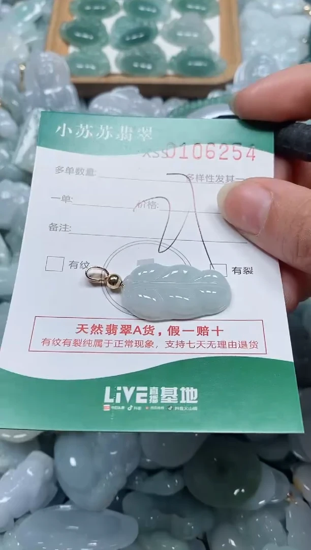 【闪购商品】翡翠颈饰未镶嵌闪购商品0106254