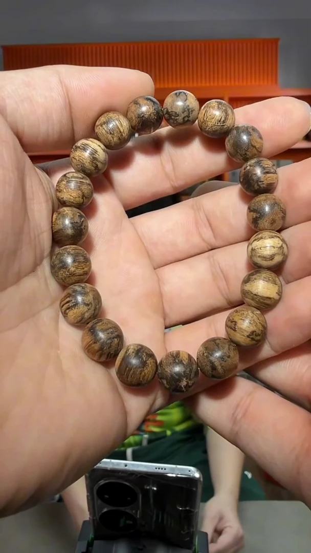 沉香手串65号单圈古董香12g1.0多样性发一