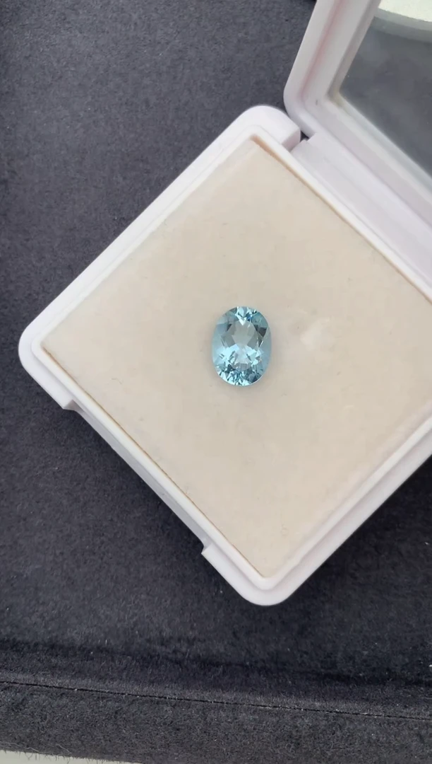 裸石海蓝宝石3ct海蓝宝  定制  FH