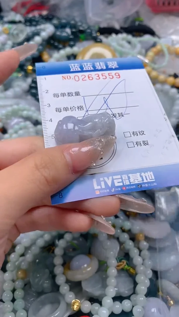 翡翠未镶嵌颈饰闪购0263559多样性发其一