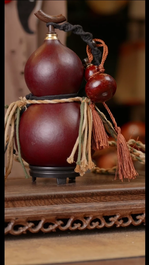 1220号精品天然大漆酒葫芦一物一拍~