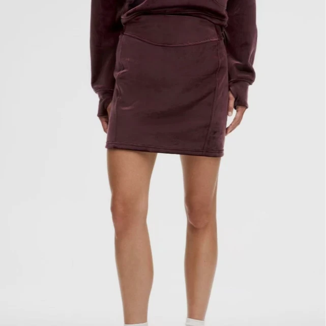 lululemon/露露乐蒙Lululemon Scuba女士丝绒半裙