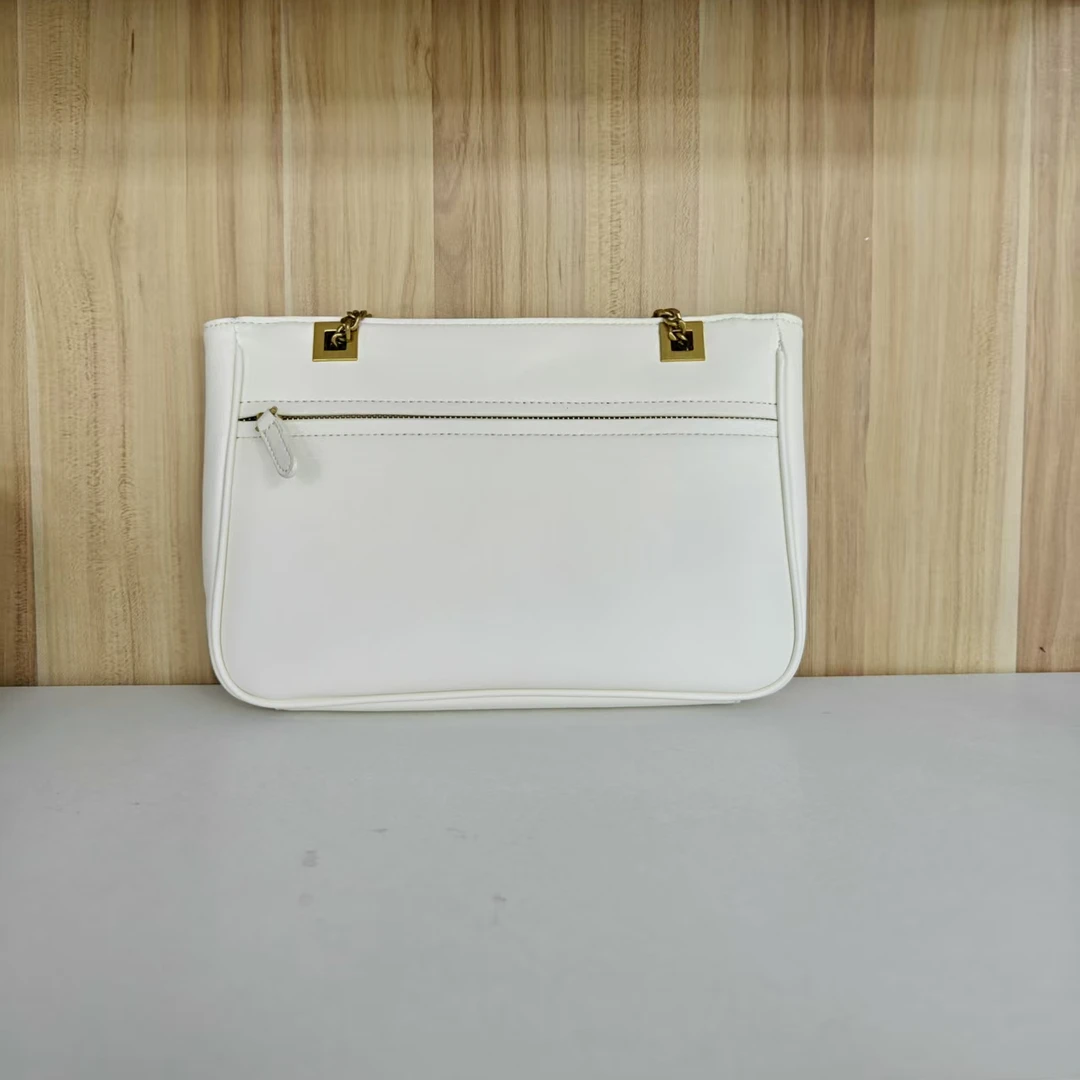 【HIEI】25早春定制款手提腋下包 H018 白色（尺寸27*5*19）