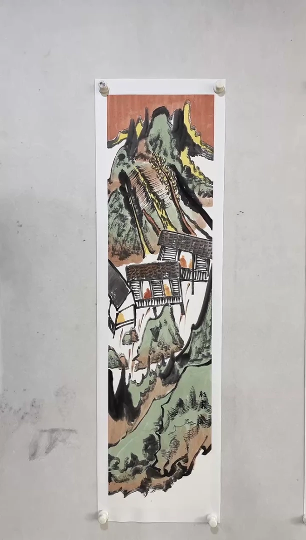 国画Y-高殿霞老师绘画作品-4平尺展览原作（带荣宝斋宁波证书）