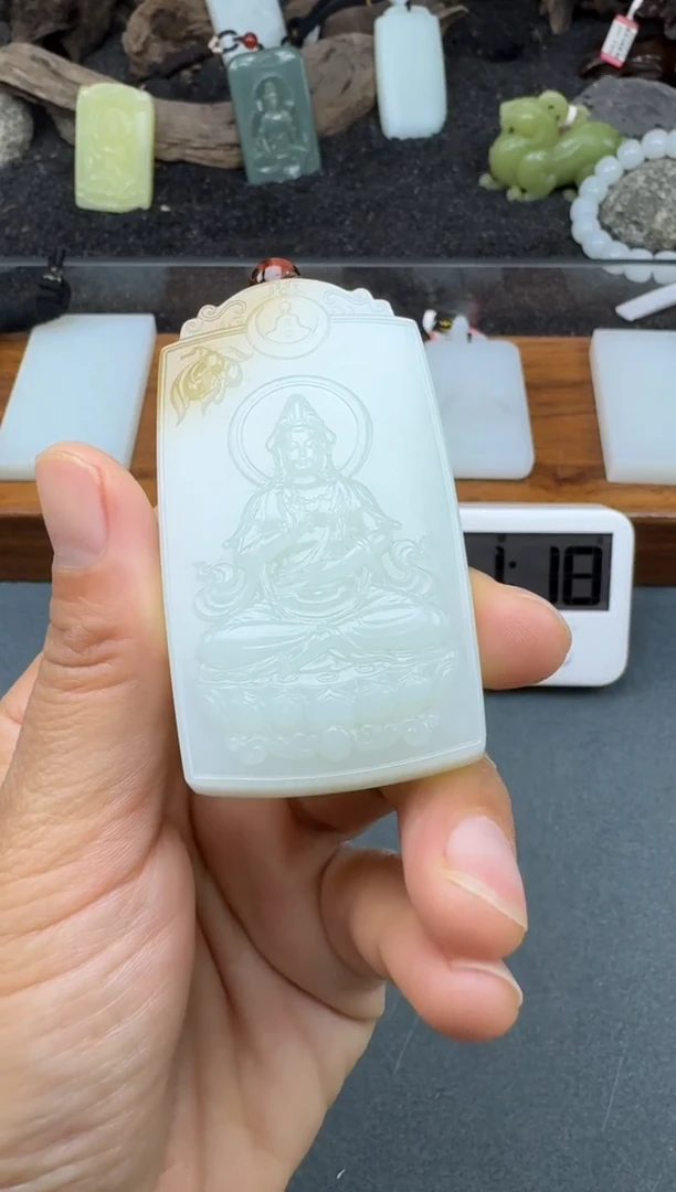颈饰未镶嵌和田玉2