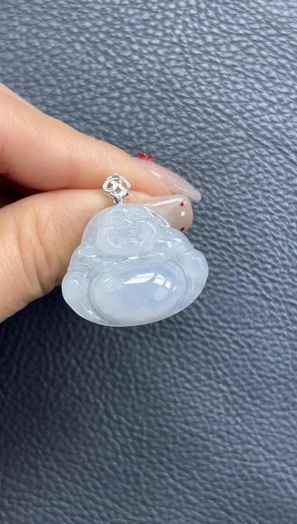 颈饰18K金镶嵌翡翠YM96-1-1 佛公