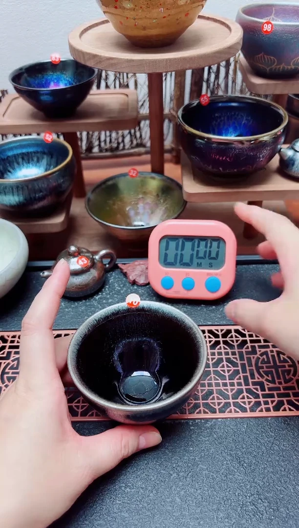 茶盏小*10号建盏工匠茶器