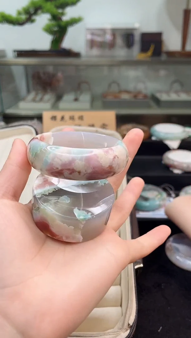 未镶嵌手镯石英质玉56圈口（赠品镯心）3S91263