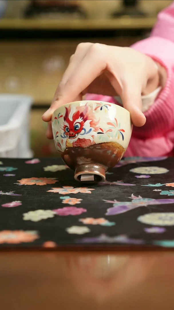 景德镇陶瓷杯碗柴烧多人