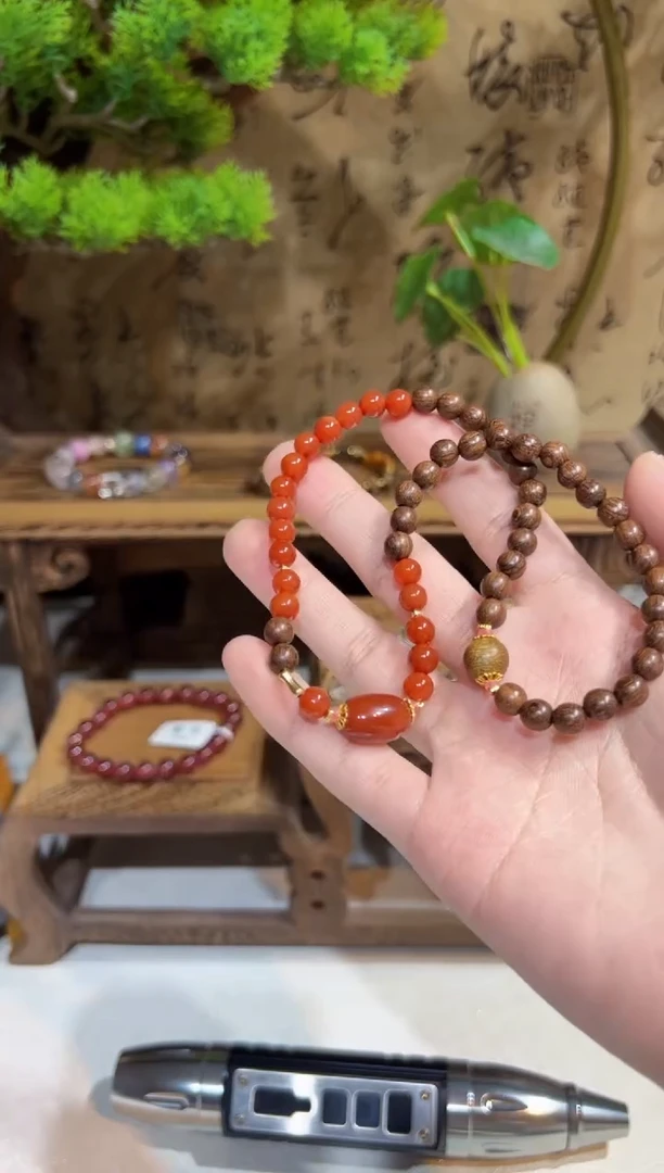 未镶嵌手链玛瑙/玉髓手饰@@