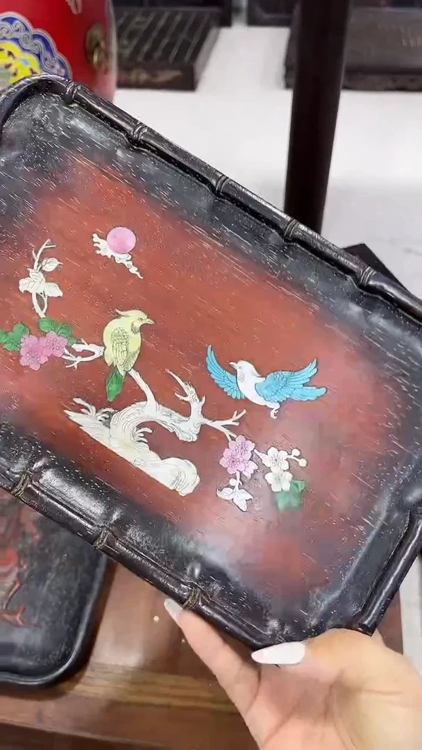 木忆沐铜茶具茶架1